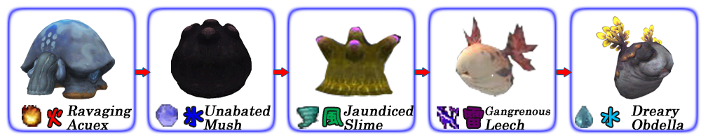 ドクマク雑魚弱点（クリックで拡大)