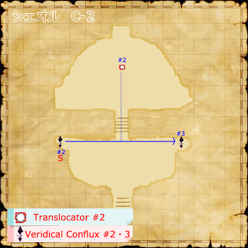 シェオルC-2ルートマップ(クリックで拡大)