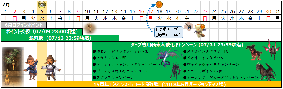 07月カレンダー(クリックで拡大)