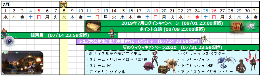 07月カレンダー(クリックで拡大)