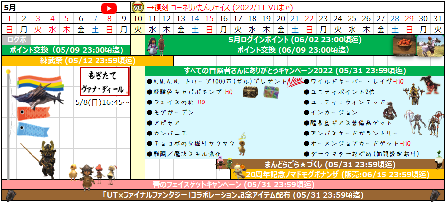 ５月カレンダー(クリックで拡大)