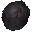 丸い黒石